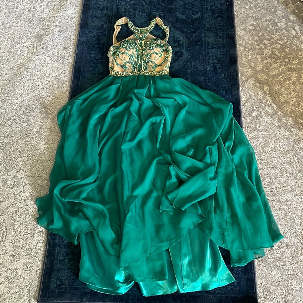 Sherri Hill beaded gown Royal Princess costume Ren Faire